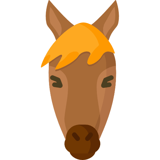 Horse mammal horse equine icon