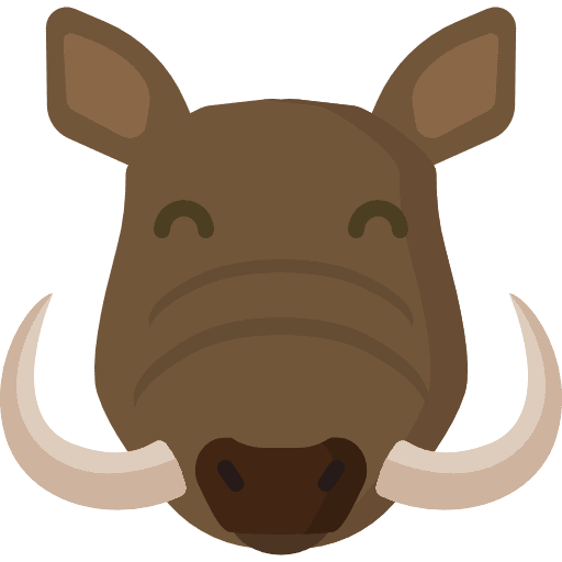 Wild boar wildlife animals mammal icon