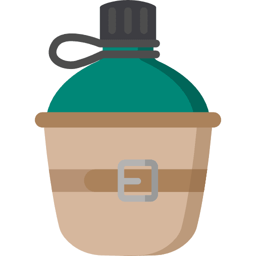 Canteen canteen flask bottle icon