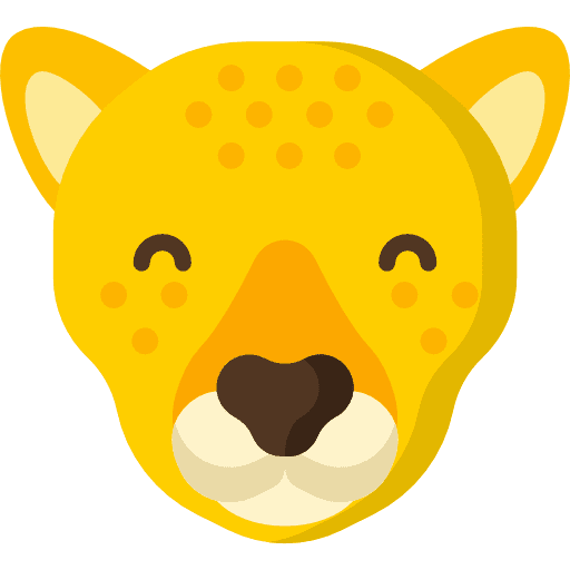 Cheetah cheetah wild life animal kingdom icon