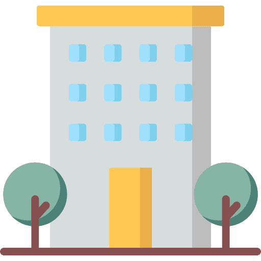 Building office urban architecture and city icon