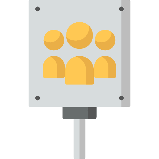 Meeting point sign signs assembly point icon