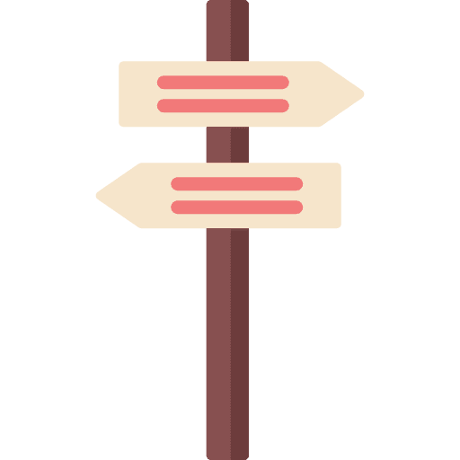 Panel sign signs orientation icon