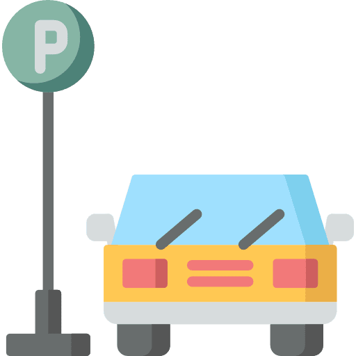 Parking signaling holidays transportation icon