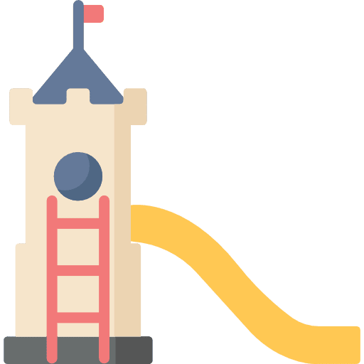 Playground house entertainment buildings icon