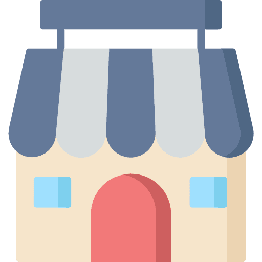 Store food communications commerce icon