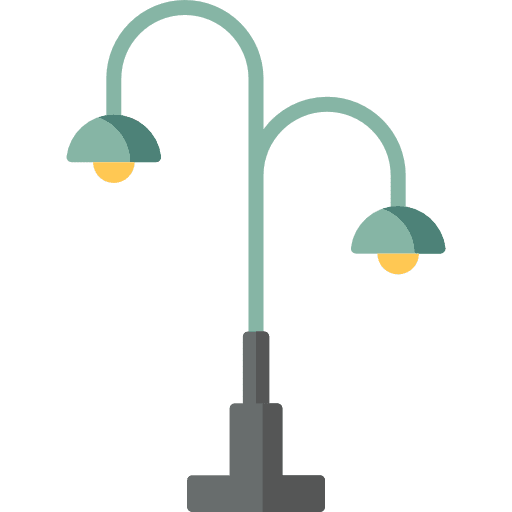 Street light miscellaneous illumination light bulb icon