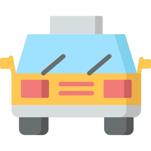 Taxi transport automobile taxi icon