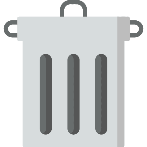 Trash bin miscellaneous trash bin can icon