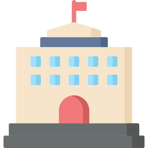 University college monuments architecture and city icon