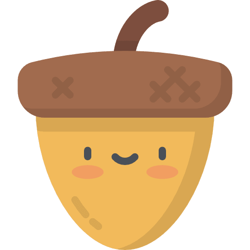 Acorn acorn food and restaurant healthy food icon