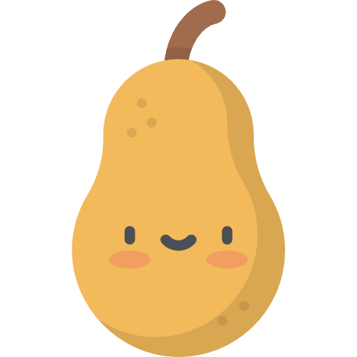 Pear healthy food food vegetarian icon