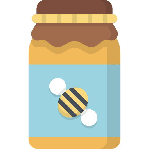 Honey organic pot food and restaurant icon