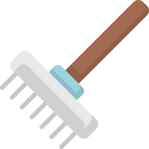 Rake construction and tools farming and gardening pitchfork icon