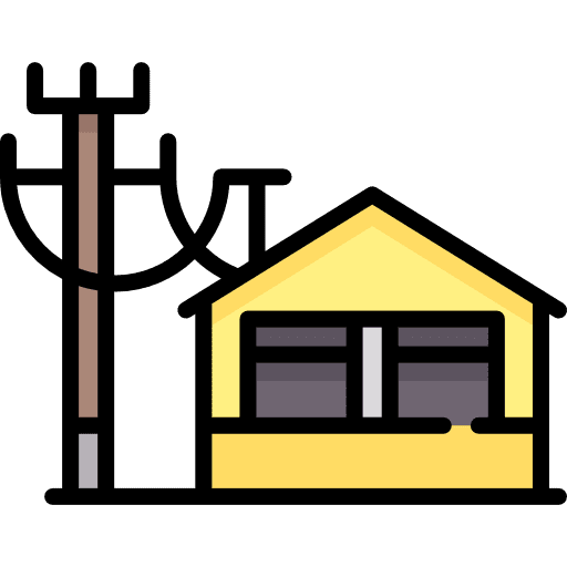 House connect electronics electric icon