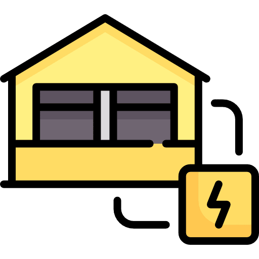 House plugin connect electric icon