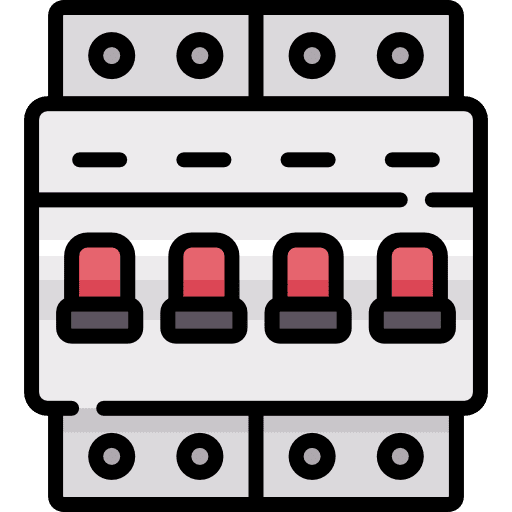 Transfer switch switch construction and tools electronics icon