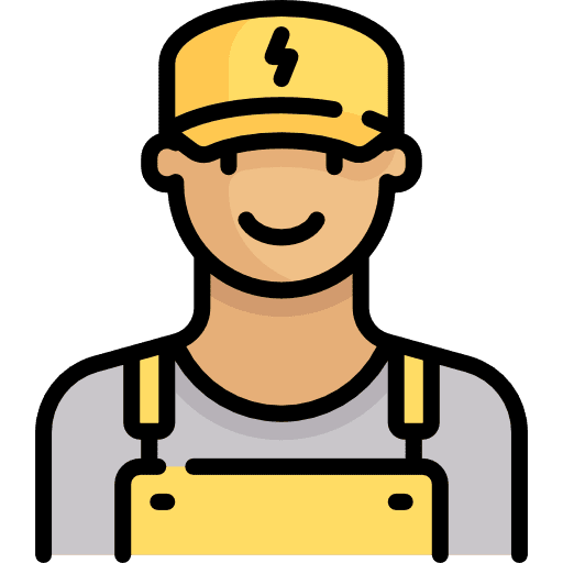 Electrician avatar profession user icon
