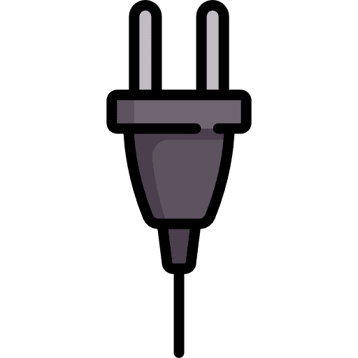 Plug energy power cord tools and utensils icon