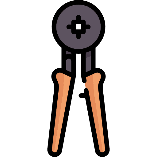 Wire stripper wire stripper connection cut icon