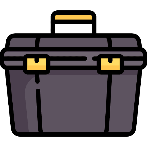 Toolbox toolbox construction and tools construction icon