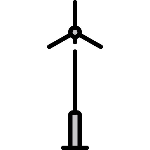 Windmill ecology industry ecologic icon