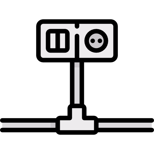 Wiring multimedia option construction and tools cable icon