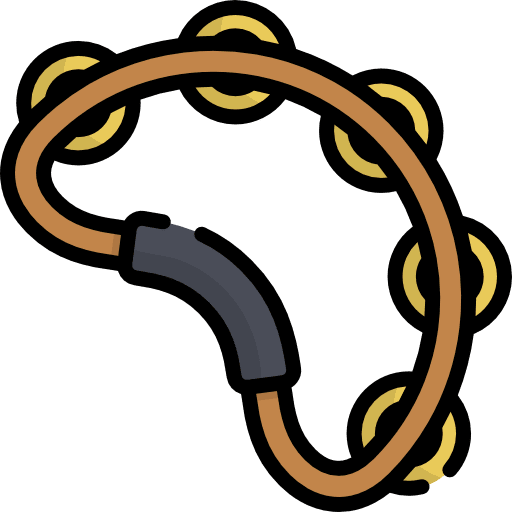 Tambourine tambourine jingle musical instrument icon