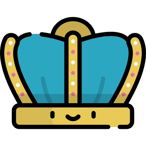 Crown chess piece crown king icon