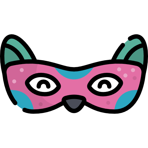 Eye mask birthday mask party icon
