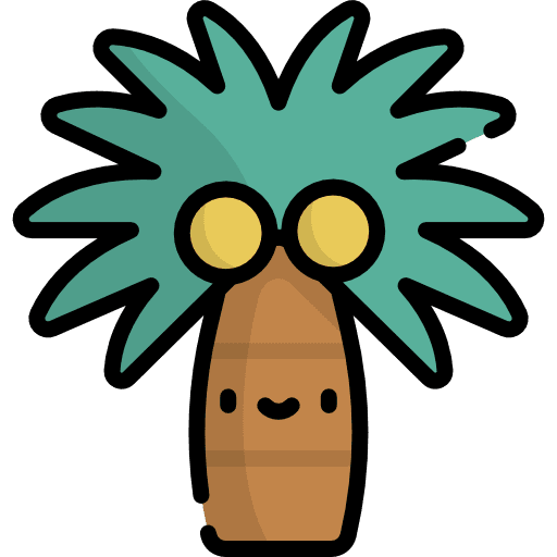 Palm tree beach summer summertime icon