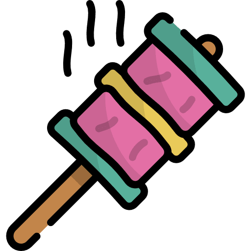 Skewer grill food and restaurant food icon