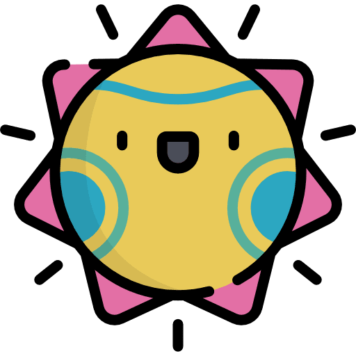 Sun summer meteorology weather icon