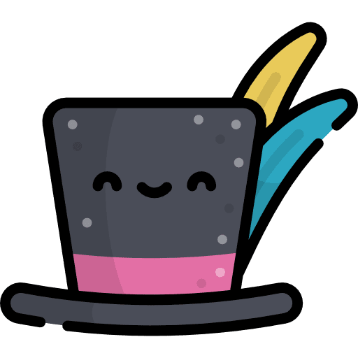 Top hat masculine top hat elegant icon