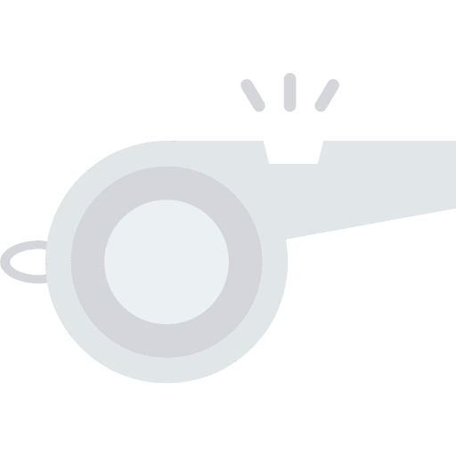 Whistle referee whistle musical instrument icon