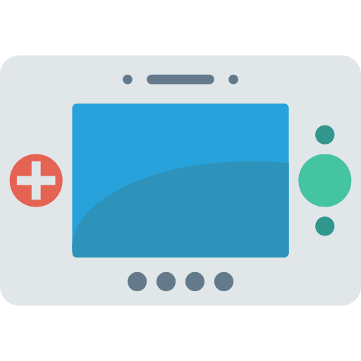 Console gaming joystick console icon