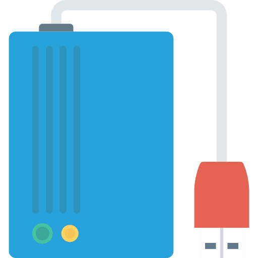 Hard disk disc hard drive tool icon