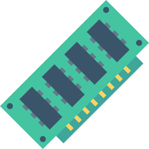 Ram chip technology ram memory icon