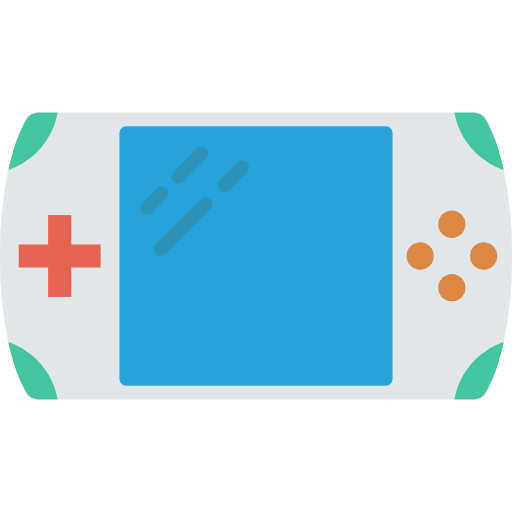 Game joystick electronic multimedia icon