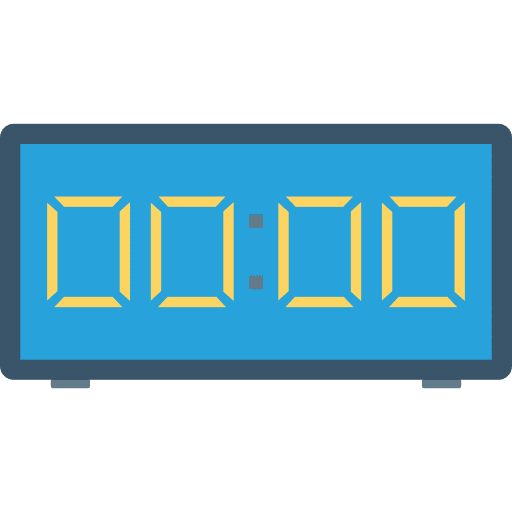 Countdown multimedia option chronometer clock icon