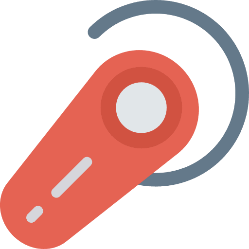 Earphone wireless electronics sound icon