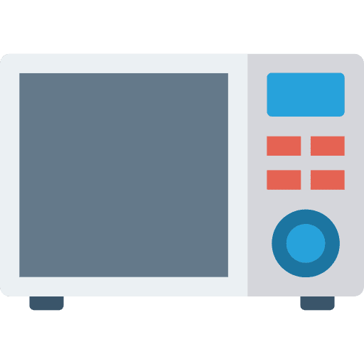 Microwave microwave heating furniture and household icon