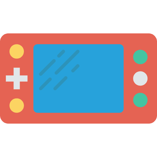 Console portable electronic game console icon