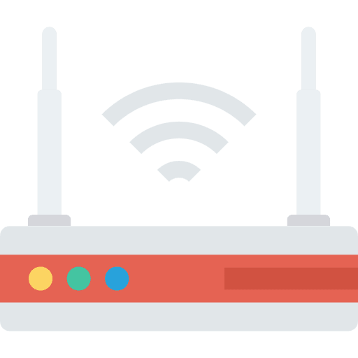 Router wifi signal communications electronics icon