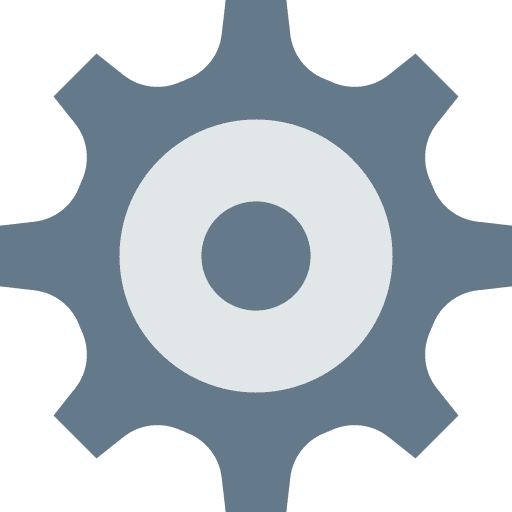 Settings gear tools and utensils electronics icon