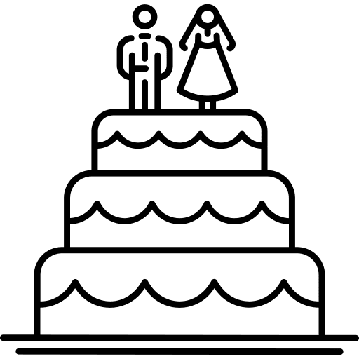 Cake valentines day wedding cake food and restaurant icon