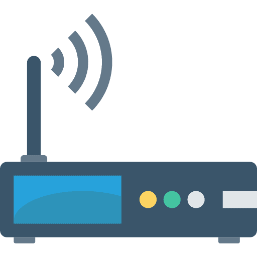 Wireless communications technology connection icon