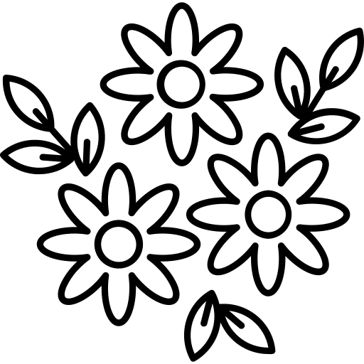 Flowers bloom flower plant icon