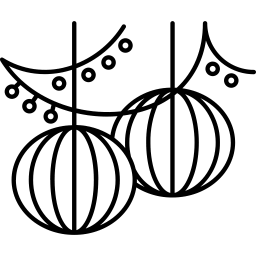 Lanterns lantern celebration chinese new year icon