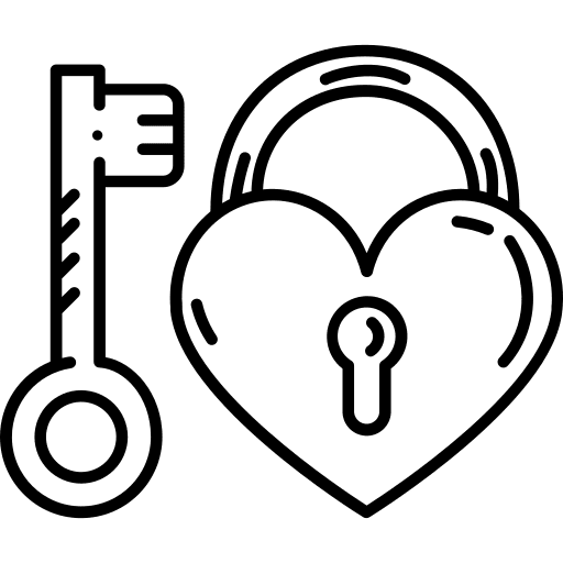 Lock secure tools and utensils padlock icon